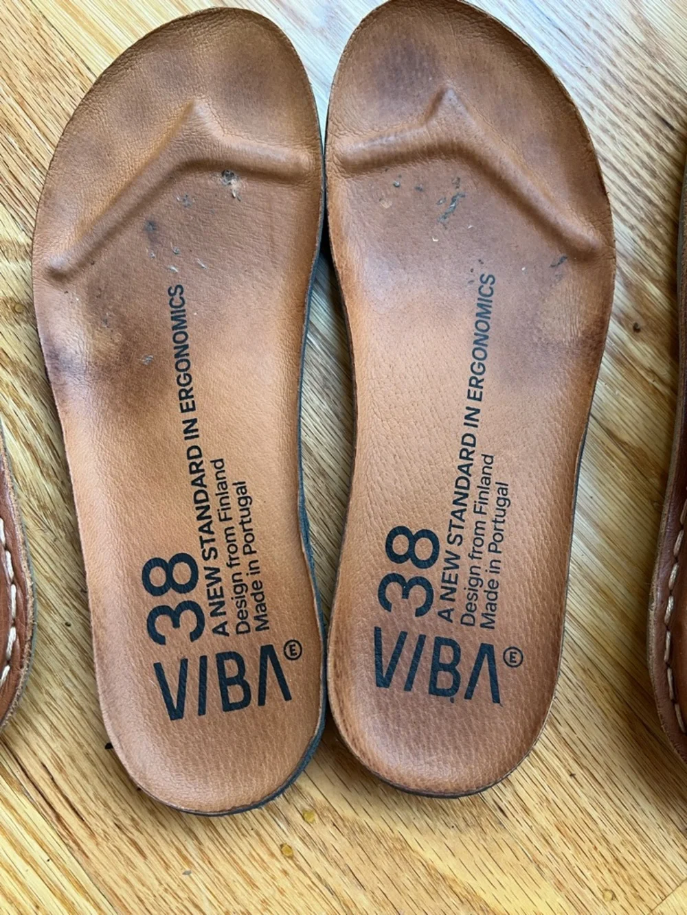 VIBAe Roma Women's Brown Leather Slip-On Mule Clogs - Picture 9 of 9